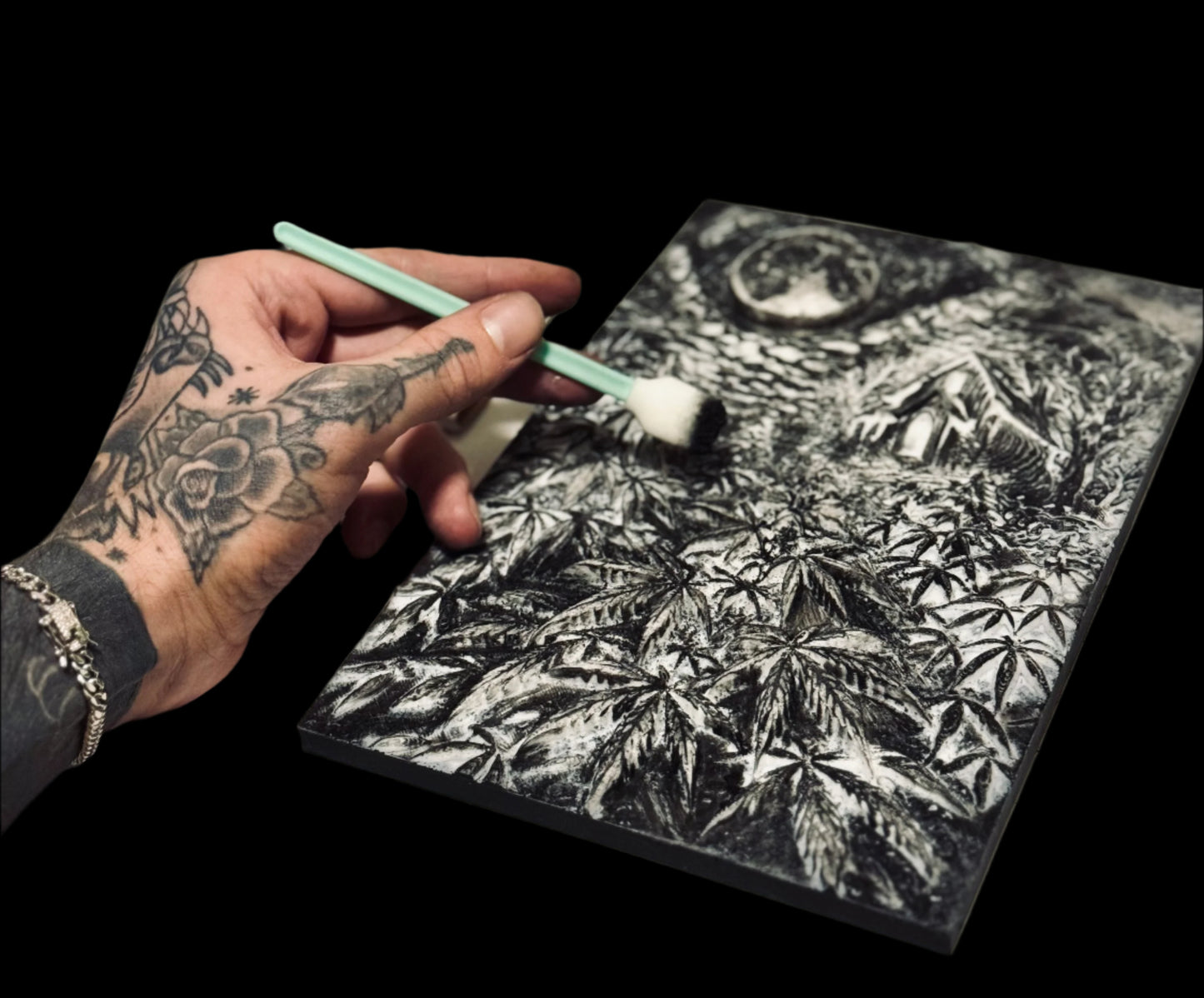 Haunted Harvest – Limited Mixed Media 3D Art Print (15 Made | Signed & Numbered)