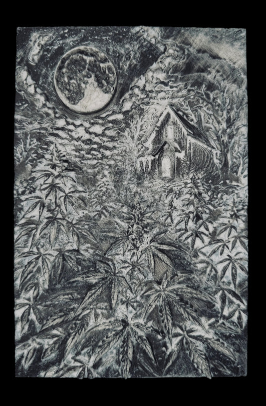 Haunted Harvest – Limited Mixed Media 3D Art Print (15 Made | Signed & Numbered)